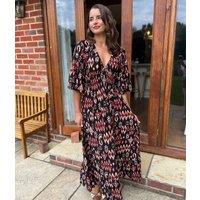 Terracotta Naples Midaxi Dress Size 14/16