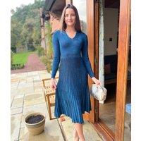 Jessamin Shimmer Knit Midi Dress Size 16