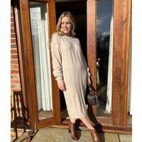 Natural Merino Wool Blend Jumper Dress Size 4/6