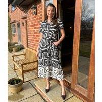 Rua Jersey Midi Shirt Dress Size 14R