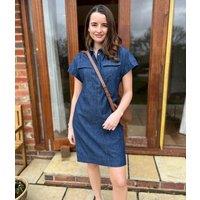 Mid Denim Pocket Shirt Dress Size 18/20