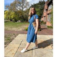 Brakeburn Denim Blue Shirt Dress Size 18