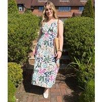 Sea Frond Chalk Sky Beyond Dress Size 12