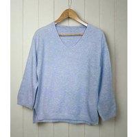 Lavender Relaxed V Neck Jumper Size 8/10