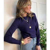 Purple Textured Blouson Sleeve Jumper Size 6