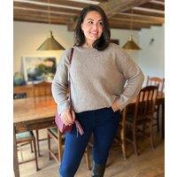 Mink Boucle Knit Jumper Size 20/22