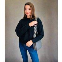 Black Wool Blend Classic Jumper Size 20