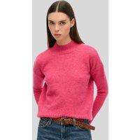 Raspberry Essential High Neck Jumper Size 8