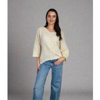 Ivory Maddie Relaxed Jumper Size One Size