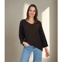 Chocolate Maddie Relaxed Jumper Size One Size