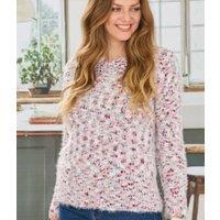 Pale Pink Textured Soft Jumper Size 22