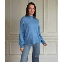 Blue Heidi Relaxed Jumper Size 12/14