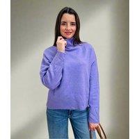 Lavender Funnel Neck Jumper Size 16/18
