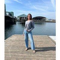 Grey Merino Wool Cardigan Size 14/16