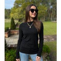 Black Recycled Blend Jumper Size 20/22