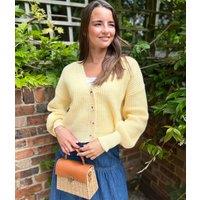 Vanilla Yellow Slouchy Cardigan Size 10/12