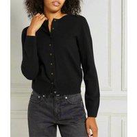 Black Fine Knit Button Cardigan Size 20/22