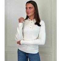 Cream Collared Jumper Size 20