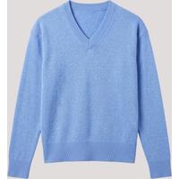 Blue Soft V Neck Jumper Size 8/10