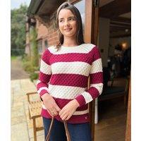 Dartmouth Textured Stripe Jumper Size 10