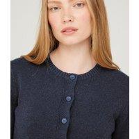 Navy Cody Wool Rich Cardigan Size 24