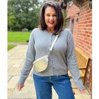 Grey Cody Wool Rich Cardigan Size 16