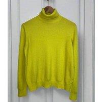 Yellow Polo Neck Jumper Size 12/14