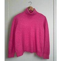 Pink Polo Neck Jumper Size 20/22