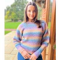 Chunky Ombre Round Neck Jumper Size 6/8