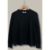 Black Air Yarn Crew Neck Jumper Size 6/8