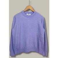 Lilac Air Yarn Crew Neck Jumper Size 8/10