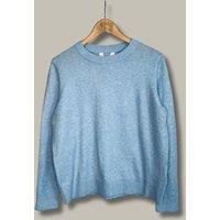 Pale Blue Air Yarn Crew Neck Jumper Size 20/22