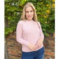 Pale Pink Air Yarn Crew Neck Jumper Size 6/8