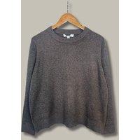 Mocha Air Yarn Crew Neck Jumper Size 16/18
