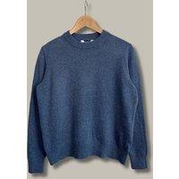 Denim Air Yarn Crew Neck Jumper Size 8/10