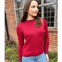 Red Dawkins Tipped Jumper Size 10