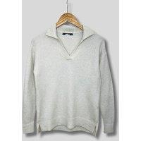 Natural Collared Jumper Size 20/22