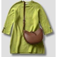 Green Textured Longline Jumper Size 8/10