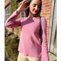 Pink Cotton Jumper Size 14