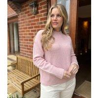 Pink Textured Wool Blend Jumper Size 20/22
