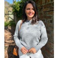 Grey Collared Jumper Size 20/22