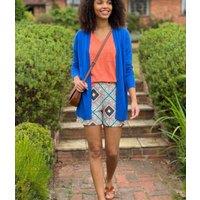 Blue Supersoft Longline Cardigan Size 10