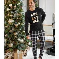 Mens Happy Christmas Pyjamas Size M
