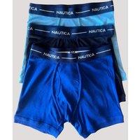 Nautica Cotton Boxer Shorts - 3 Pack Size M
