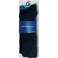 Black 3pk Mens Lambswool Rich Socks Size 6-8.5