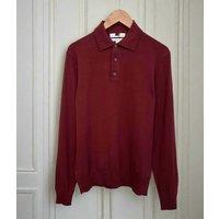 Claret Mens Polo Jumper Size XXL