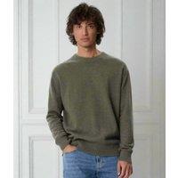Green Wool Blend Mens Jumper Size XL