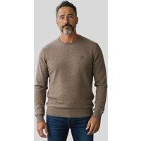 North Sails Light Brown Wool Rich Mens Crew Neck Jumper Size M
