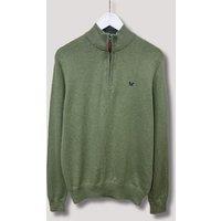 Sage Mens Cotton Half Zip Jumper Size 3XL