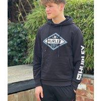 Black Hurley Diamond Logo Hoodie Size S